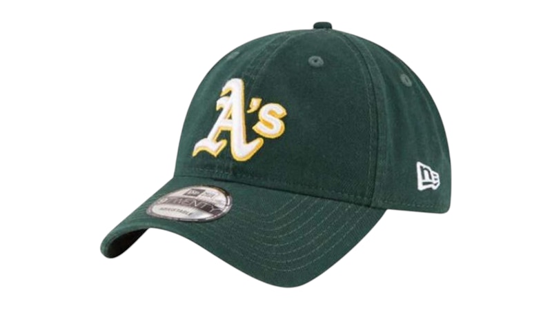 Pre-owned New Era Men's 9twenty Oakland As Core Classic Rep Cap In Green