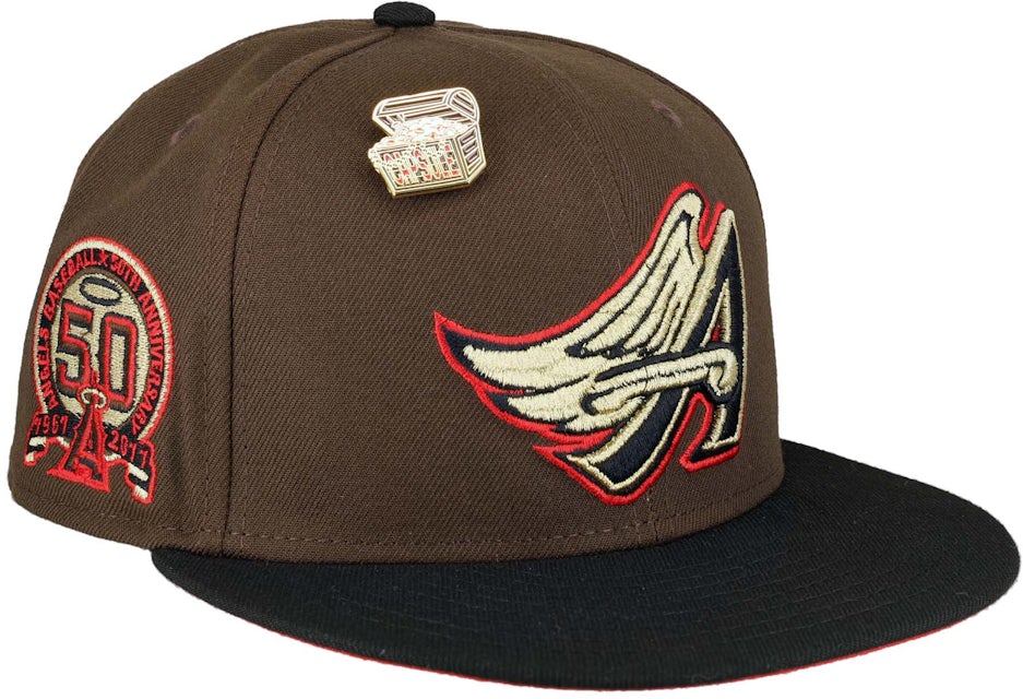 New Era Los Angeles Angels Authentic Collection 59FIFTY Fitted Hat 7 5/8 / Red