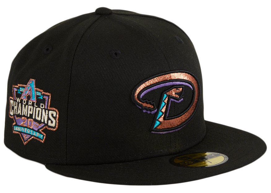 Men’s Arizona Diamondbacks Black Ombre 59FIFTY Fitted Hats