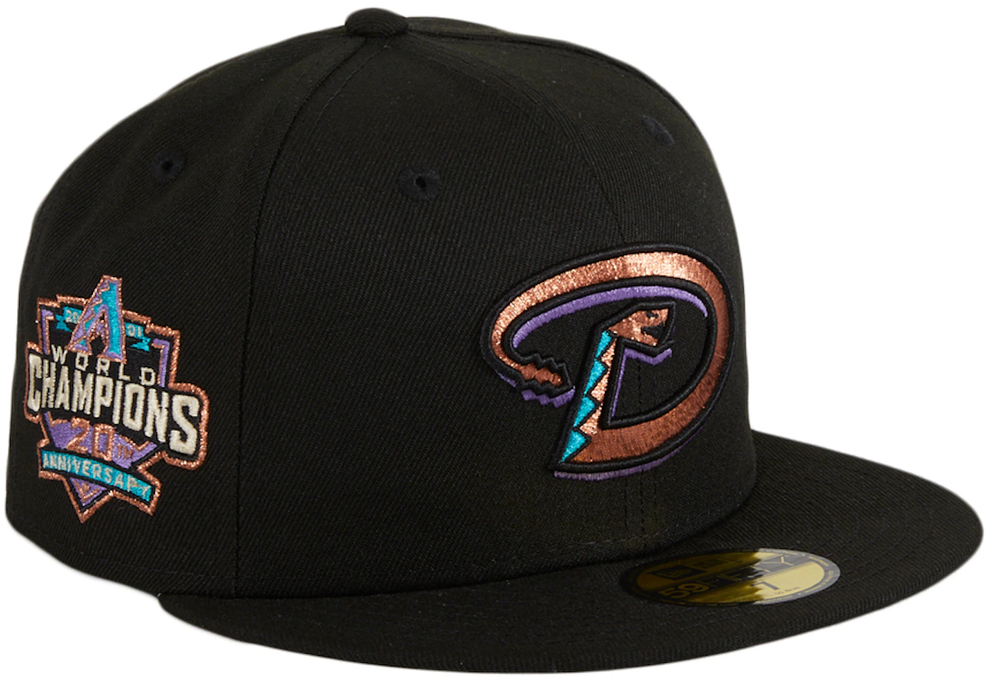 New Era 9Fifty Arizona Diamondbacks Snake Head Snapback Hat - Black, B – Hat  Club