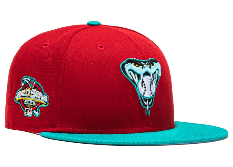 Shop New Era 59Fifty Arizona Diamondbacks 2001 World Series Patch Hat  70659185 black