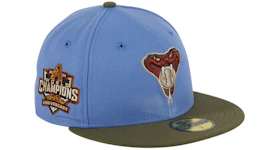 New Era Arizona Diamondbacks Great Outdoors 20th Anniversary Patch Snakehead Hat Club Exclusive 59Fifty Fitted Hat Indigo/Olive