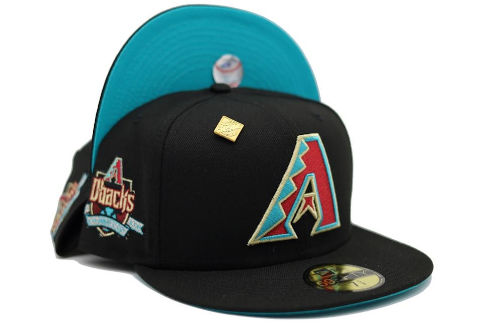 New Era Arizona Diamondbacks Vegas Gold Collection 10th Anniversary Patch Capsule Hats Exclusive 59fifty Fitted Hat Black Blue New Era Arizona Diamondbacks Vegas Gold Collection 10th Anniversary Patch Capsule Hats Exclusive 59fifty Fitted Hat Black Blue