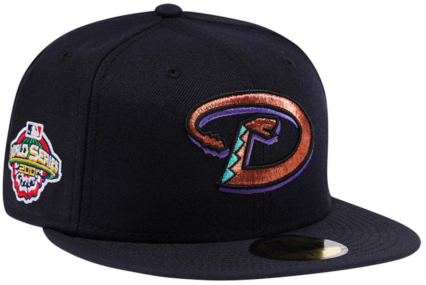 New Era Arizona Diamondbacks World Series 2001 Classic Edition 59FIFTY Fitted Hat Dark Navy