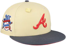 New Era Atlanta Braves Capsule Timber Collection 30th Season 59Fifty Fitted  Hat Grey/Tan Men's - US