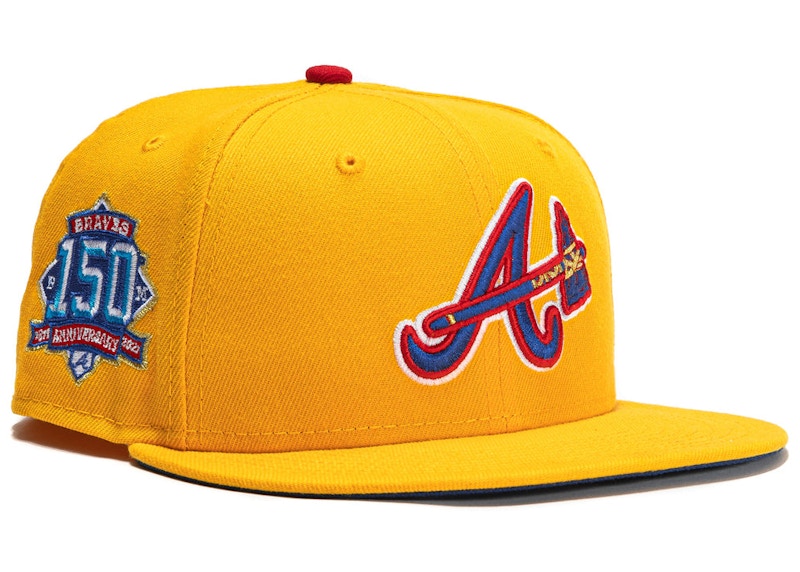 New Era Atlanta Braves Ballpark Snacks 150th Anniversary Patch Hat