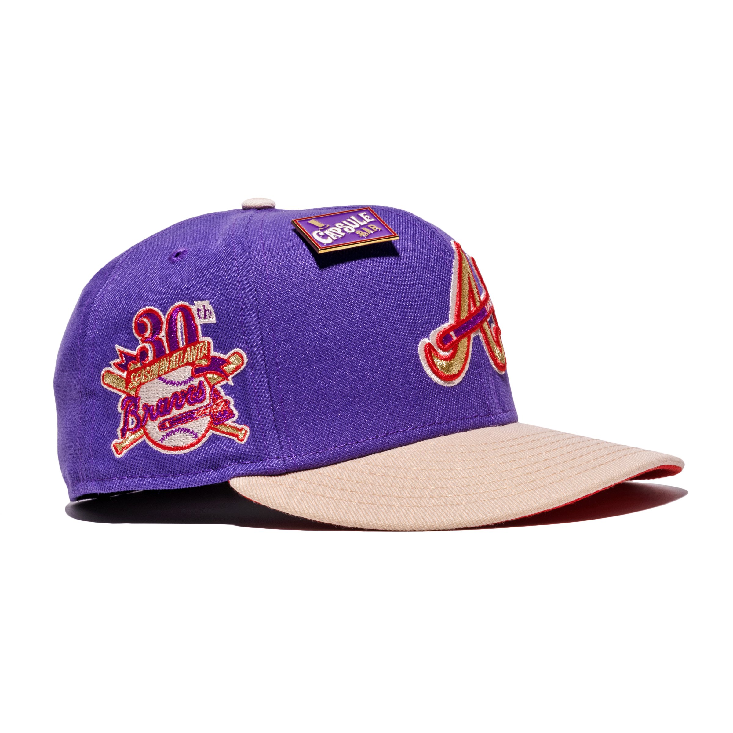 New Era Arizona Diamondbacks Capsule Bar Collection 20th Anniversary 59Fifty Fitted Hat Purple/Red