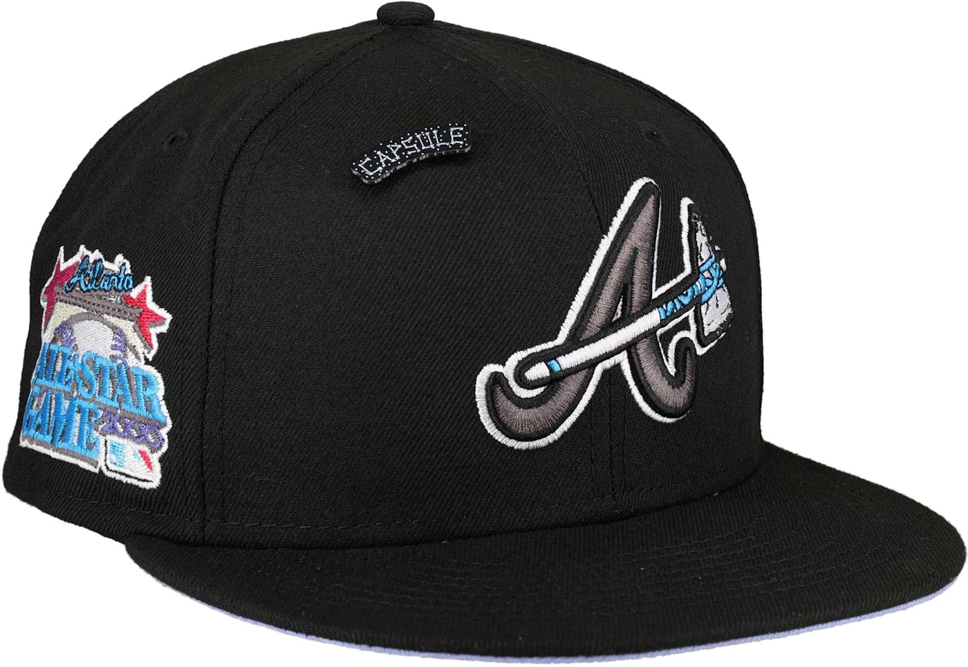 Atlanta Braves New Era Retro 2000 All Star Game 59FIFTY Fitted Hat - Cream/Royal 7 1/4