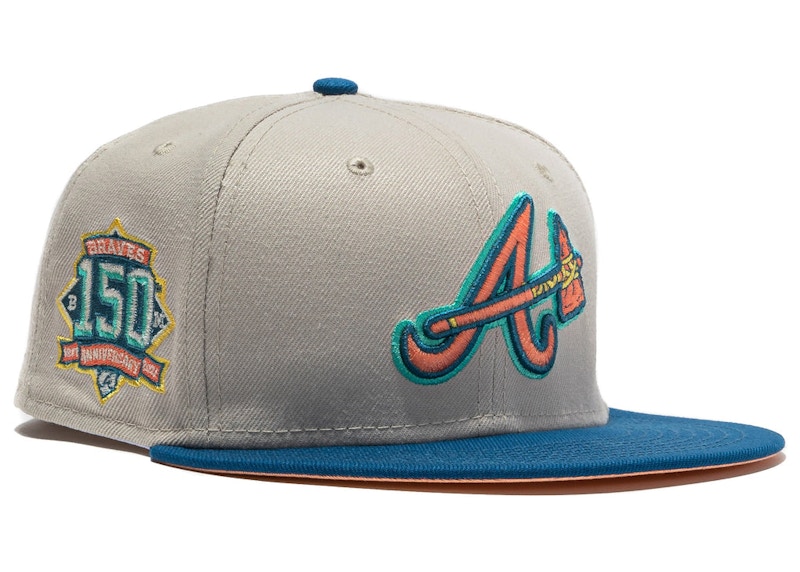 New Era Atlanta Braves Ocean Drive 150th Anniversary Patch Hat