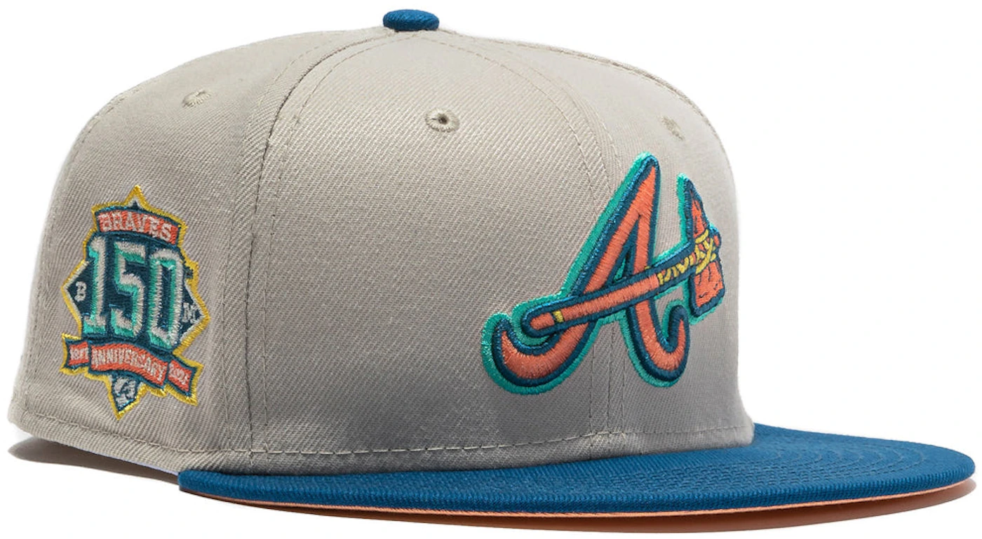 New Era Atlanta Braves Ocean Drive 150th Anniversary Patch Hat
