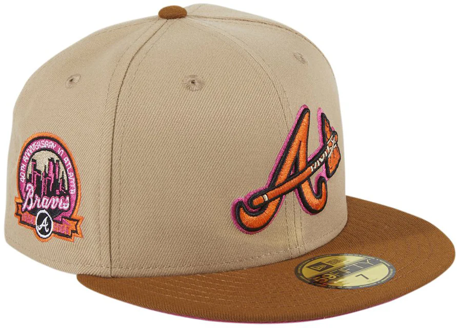 New Era Atlanta Braves 30th Anniversary Satin Elite Edition 59Fifty Fitted  Hat, EXCLUSIVE HATS, CAPS