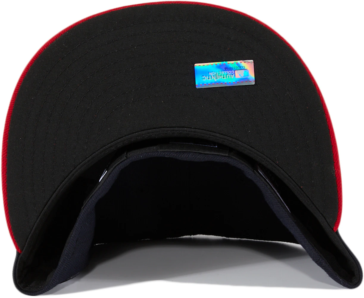 Men's Atlanta Braves New Era Navy/Red Home Authentic Collection On-Field 59FIFTY  Fitted Hat
