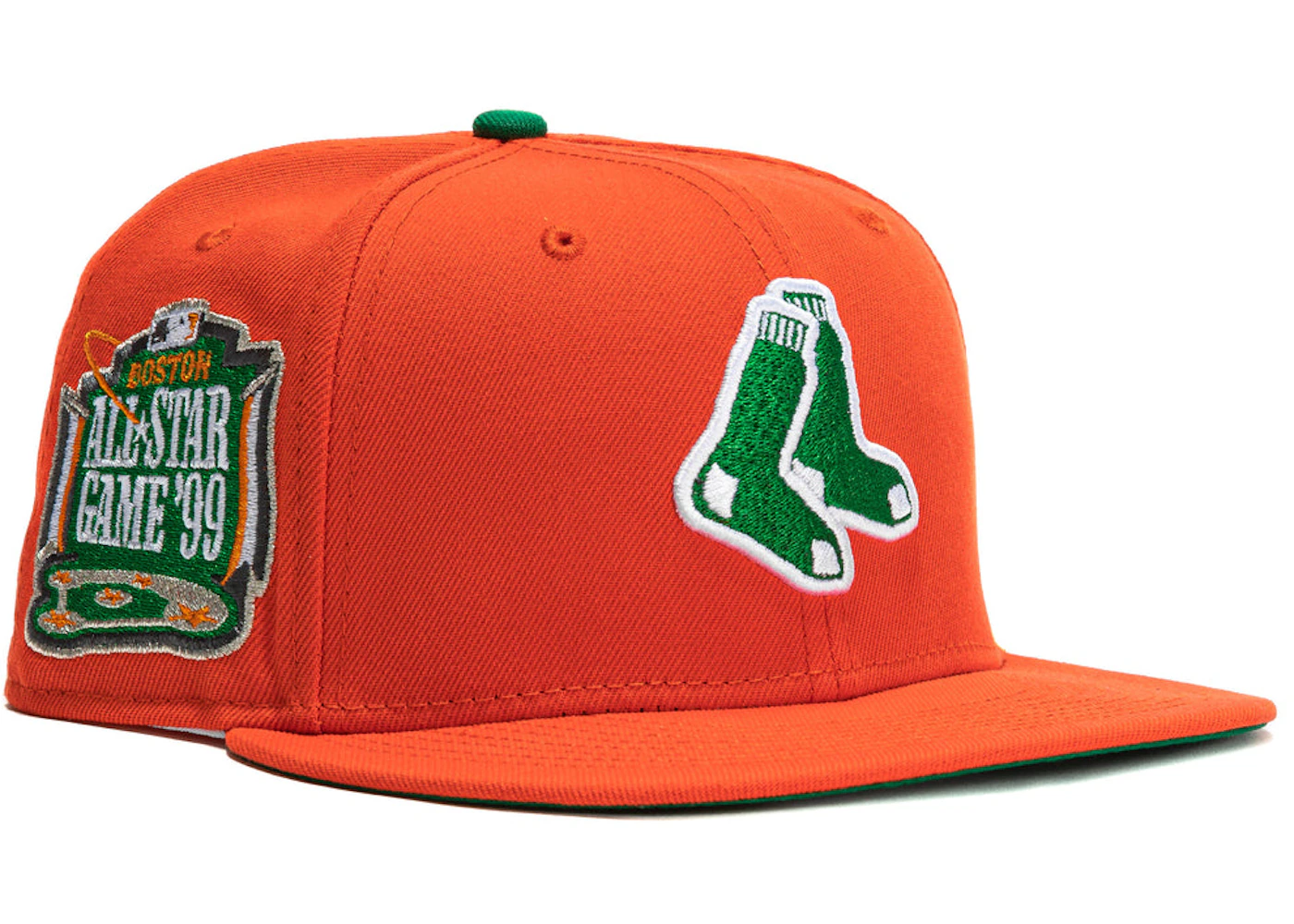 green red sox hat
