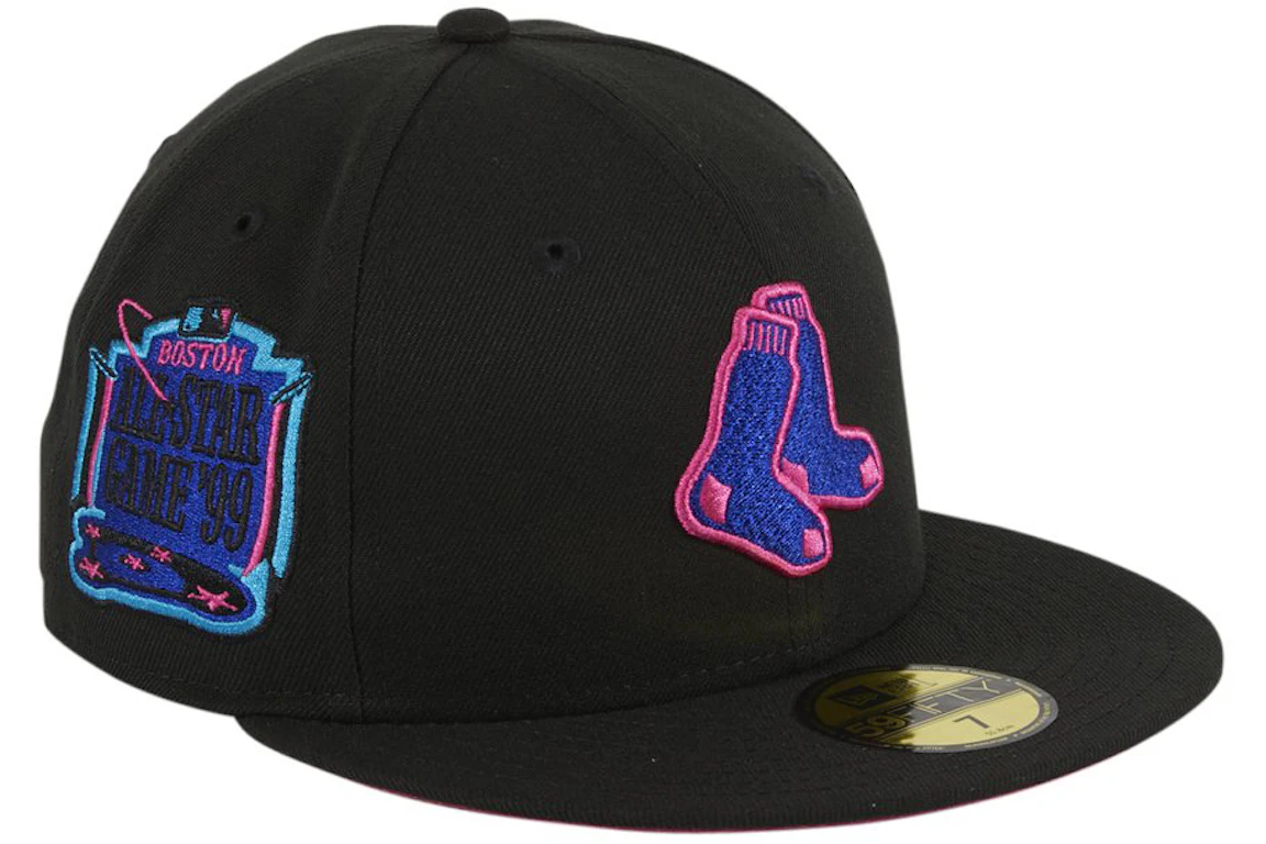 New Era Boston Red Sox Cyberpunks 1999 All Star Game Patch Alternate Hat Club Exclusive 59Fifty Fitted Hat Navy