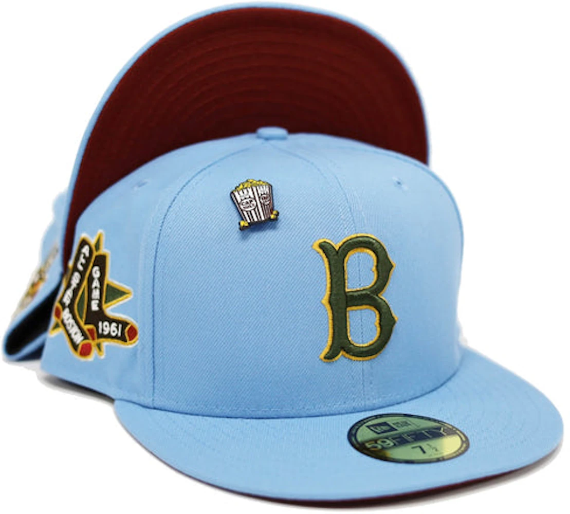 red sox in yellow and blue
