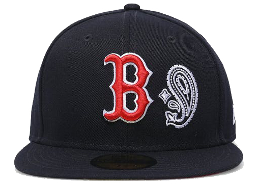 New Era Boston Red Sox Patchwork Paisley Undervisor 59Fifty Fitted