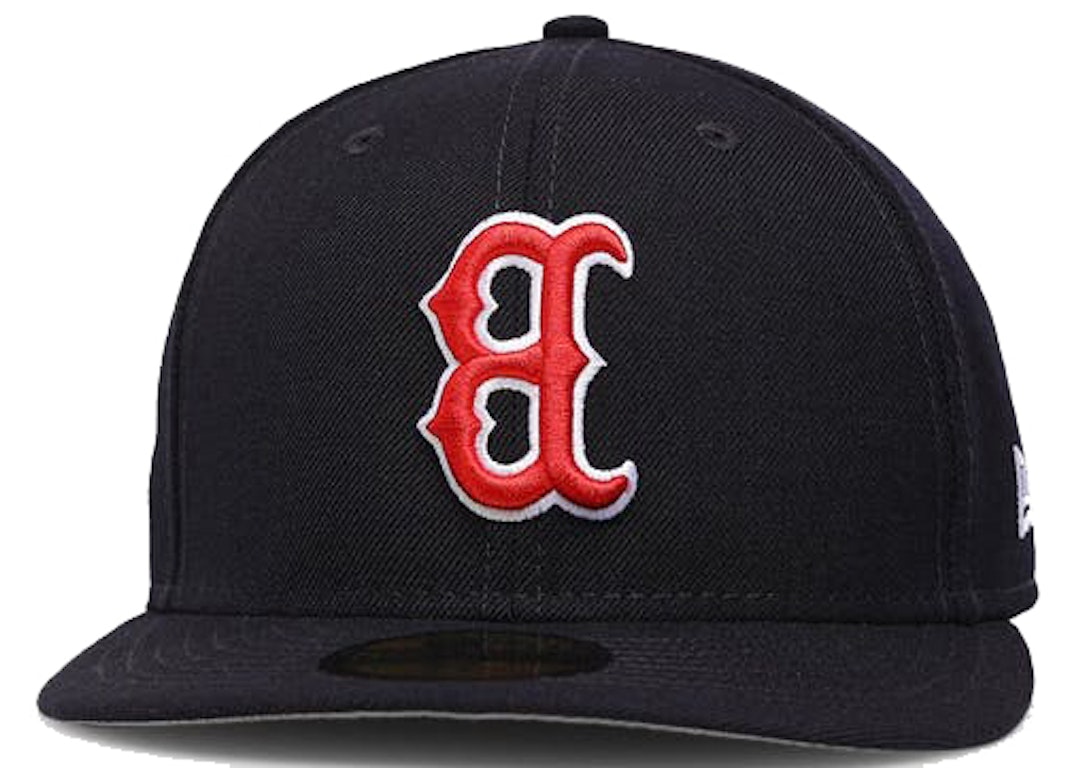 Pre-owned New Era Boston Red Sox Upside Down 59fifty Fitted Hat Navy