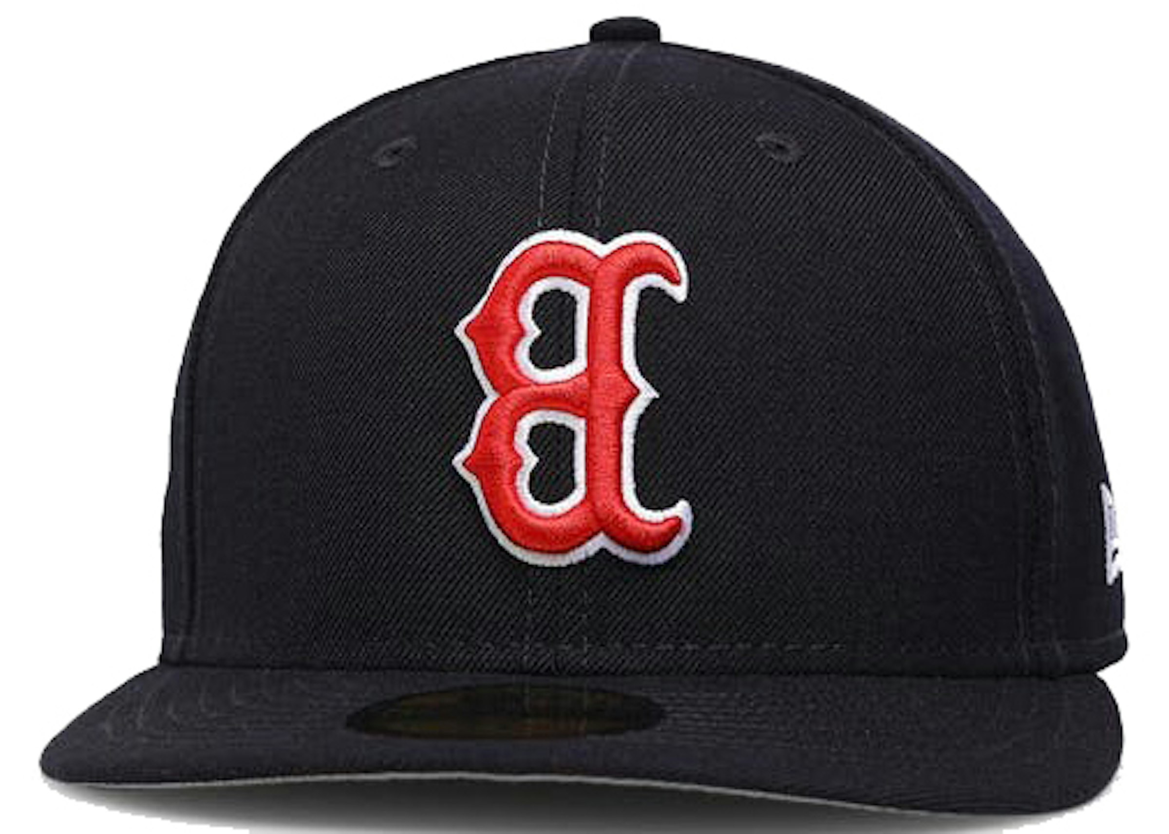 New Red Sox Upside Down Fitted Hat Navy - FW21 Men's - US