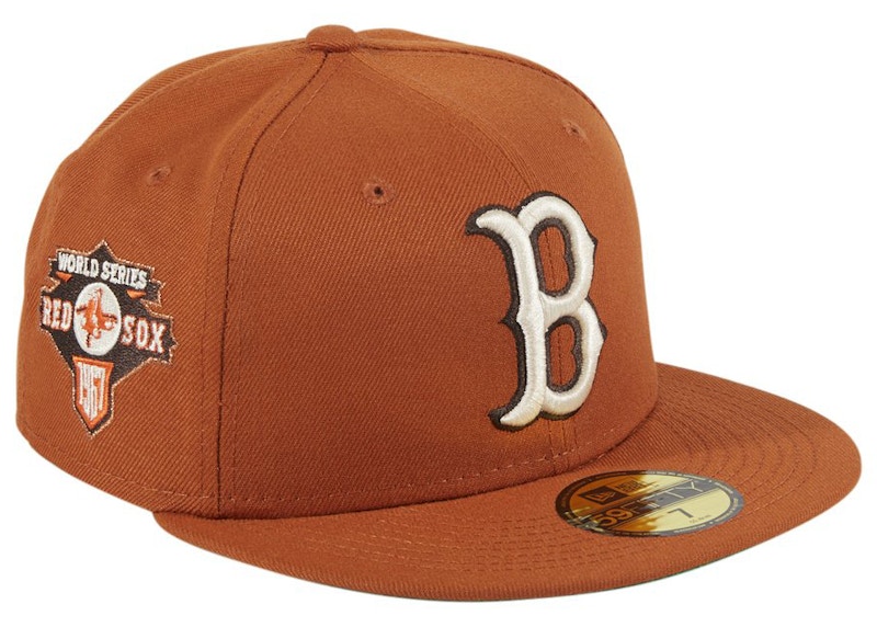 brown red sox hat