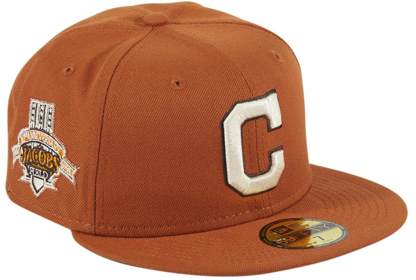 New Era Cleveland Indians 10th Anniversary Gold Prime Two Tone