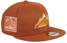 Hat Club - Colorado Rockies - Glow My God 7 1/2 - Black Orange New Era  59Fifty