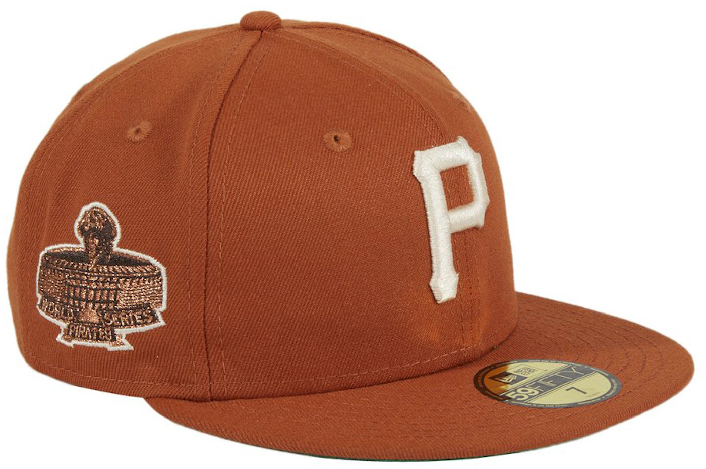 New Era Campfire Pittsburgh Pirates 1971 World Series Patch Hat Club  Exclusive 59Fifty Fitted Hat Burnt Orange Men's - FW21 - US