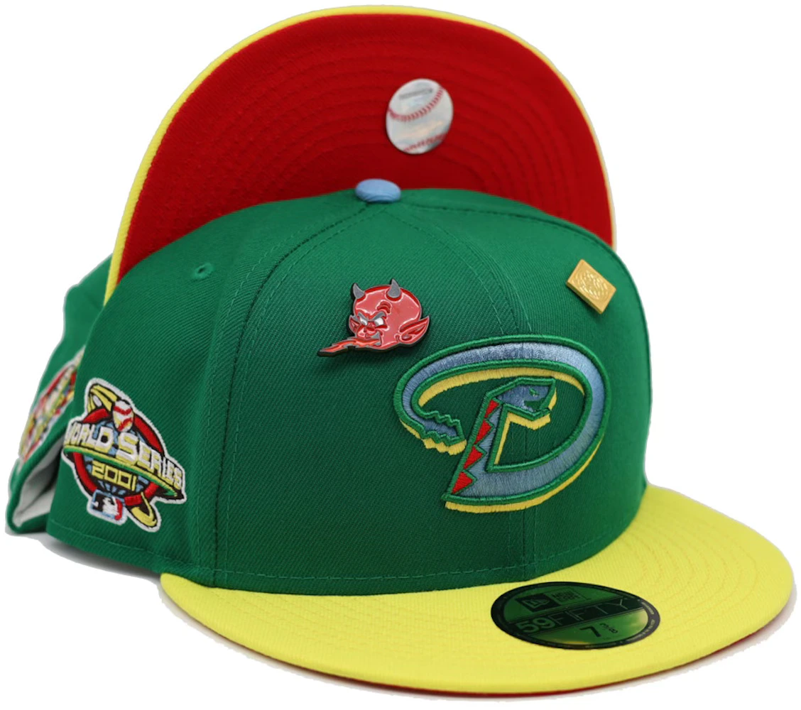 New Era Capsule Hats x Playdead Exclusive Arizona Diamondbacks 2001 World  Series 59Fifty Fitted Hat Green/Red - FW21 - US