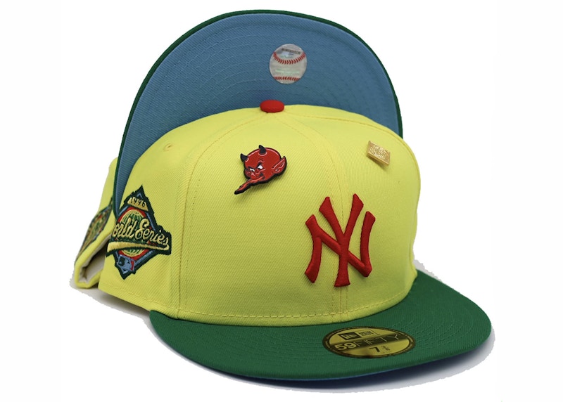 blue and yellow new era hat