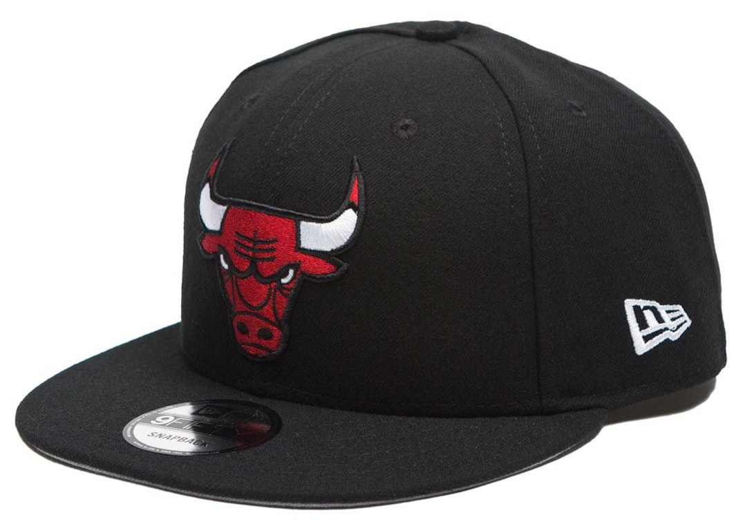 Pre-owned New Era X Bait Chicago Bulls Otc 9fifty Snapback Cap Black