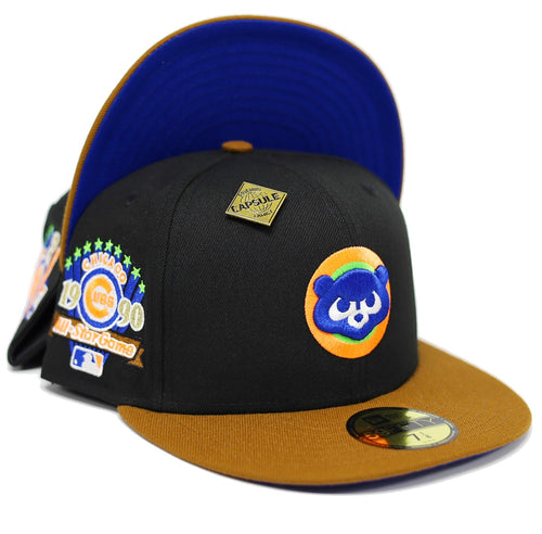 New Era Chicago Cubs 1990 All Star Game Patch Capsule Hats 