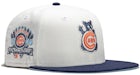 New Era Chicago Cubs Monaco 1990 All Star Game Patch Wave Hat Club Exclusive 59Fifty Fitted Hat Stone/Peach