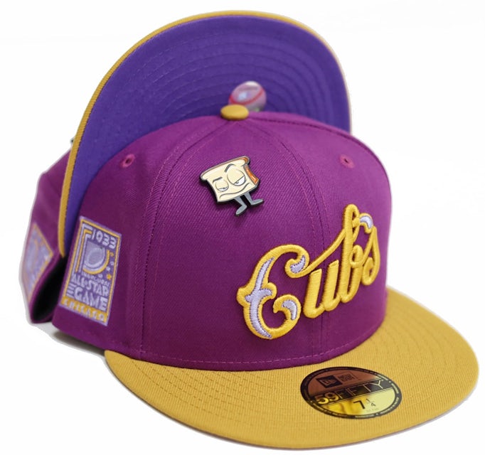Chicago Cubs New Era 59FIFTY Fitted Hat - Black/Gold