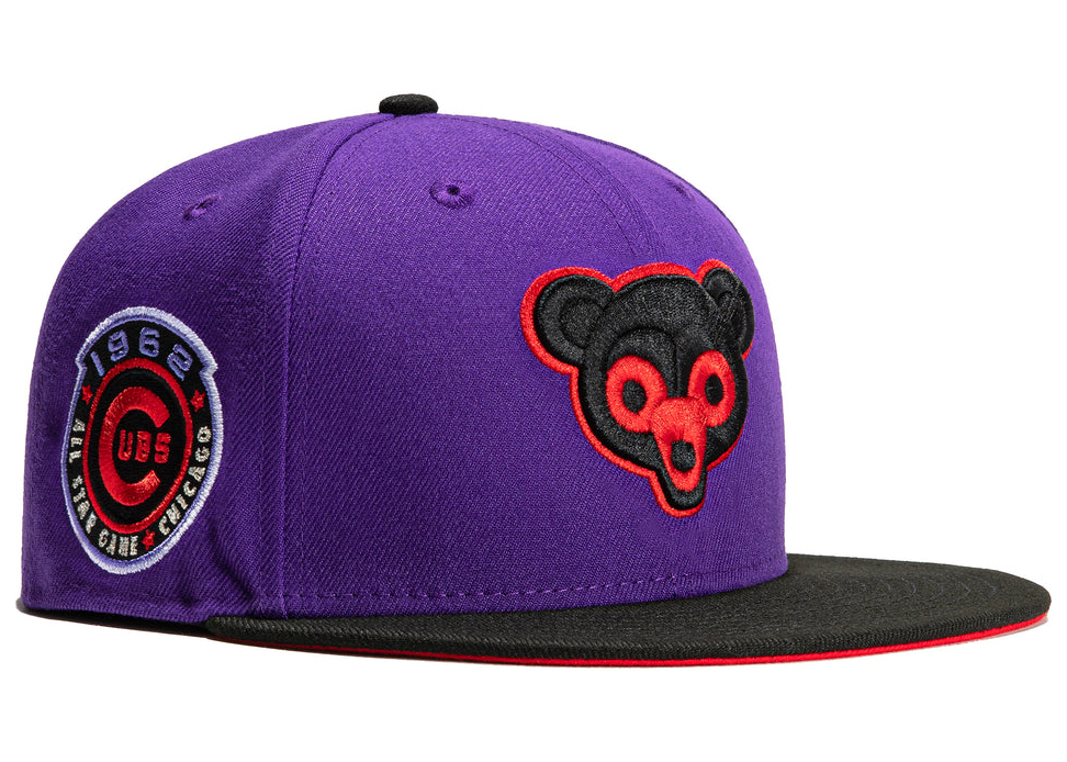 New Era Pittsburgh Pirates T-Dot 1994 All Star Game Patch Alternate Hat Club Exclusive 59Fifty Fitted Hat Purple/Black