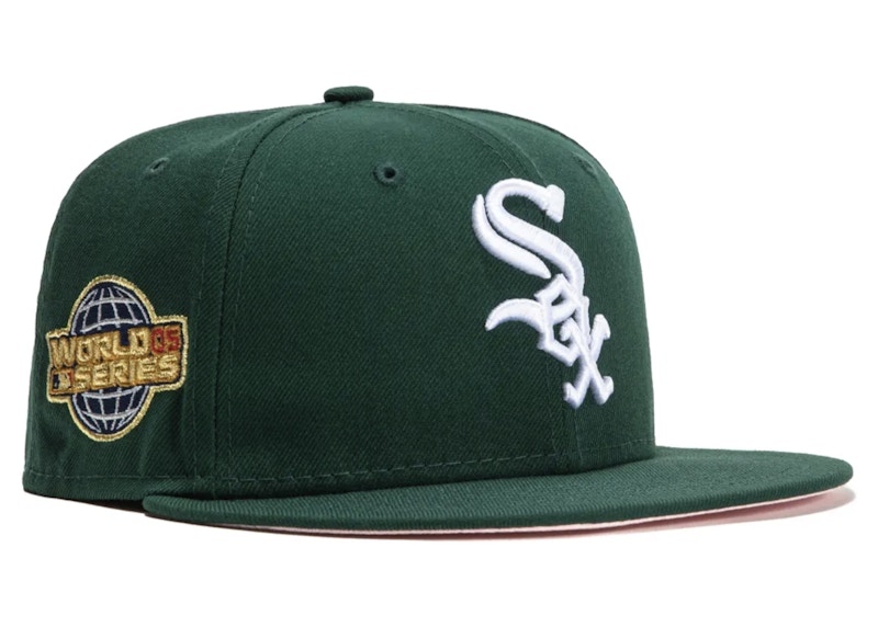 Green white cheap sox hat