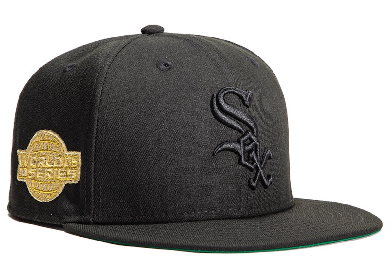 white sox world series patch hat