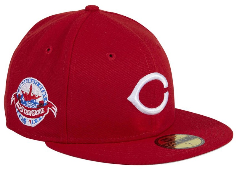 New Era Cincinnati Reds 1988 All Star Game Patch 59Fifty Fitted Hat Red Men s FW21 US