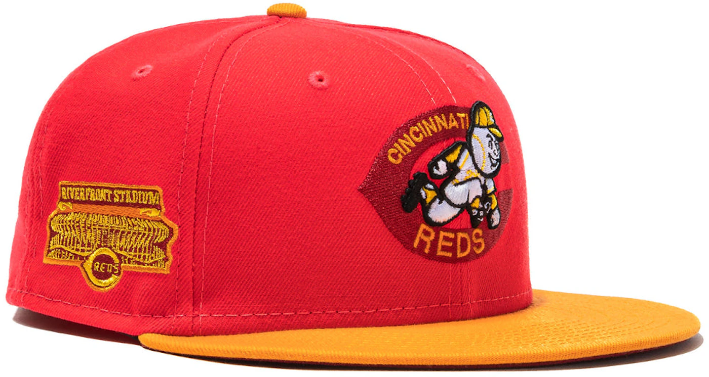 Men's Cincinnati Reds New Era Cardinal Two-Tone Color Pack 59FIFTY