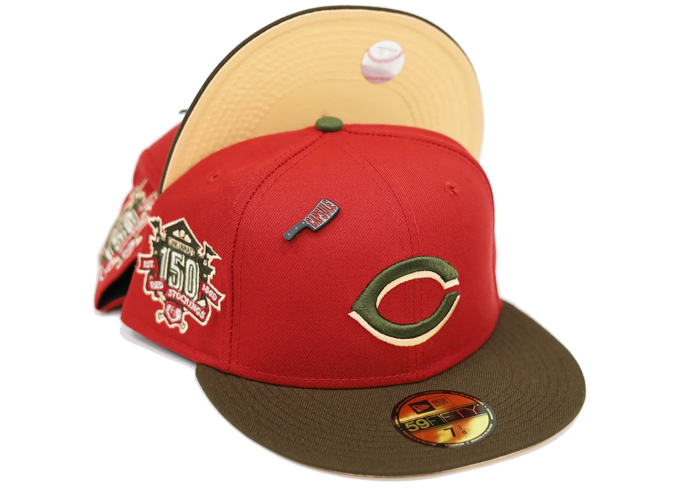 throwback reds hats