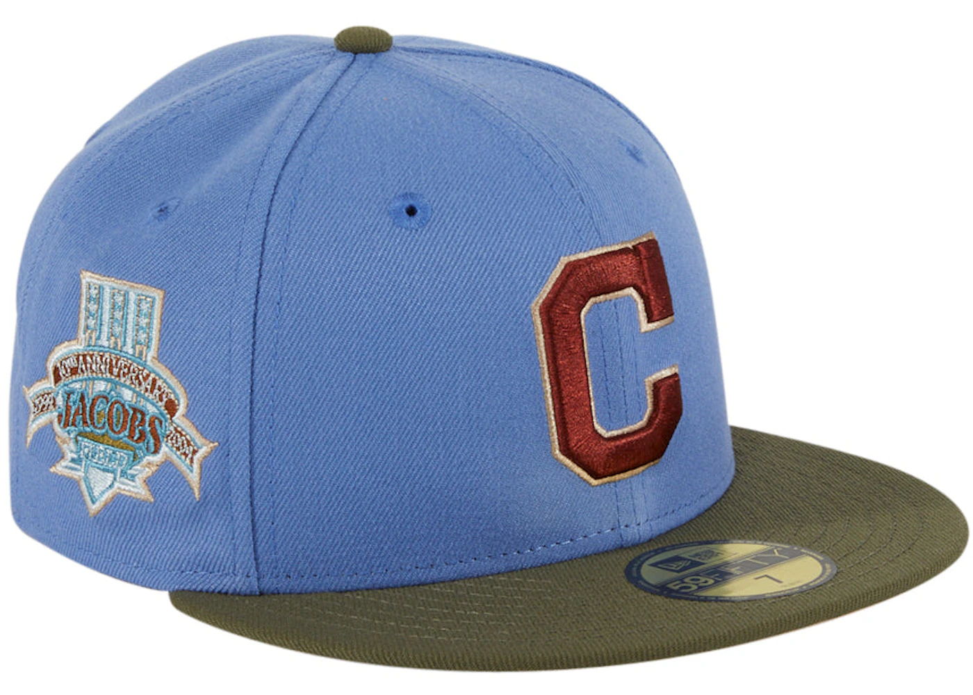 New Era Cleveland Indians Great Outdoors Jacobs Field Patch Hat Club ...