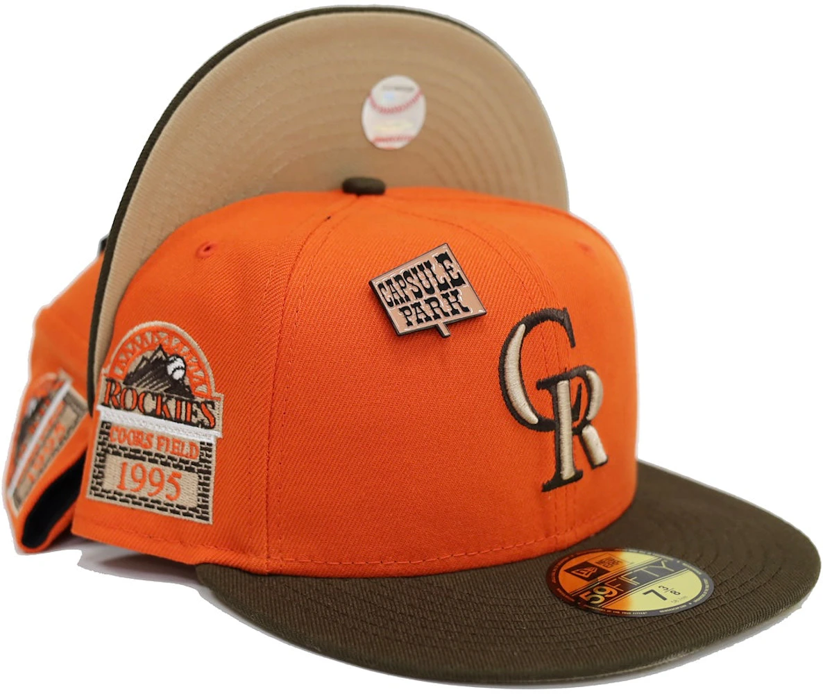 New Era Colorado Rockies Capsule Park Collection 1995 Coors Field 59Fifty  Fitted Hat Orange/Brown Men's - SS22 - US