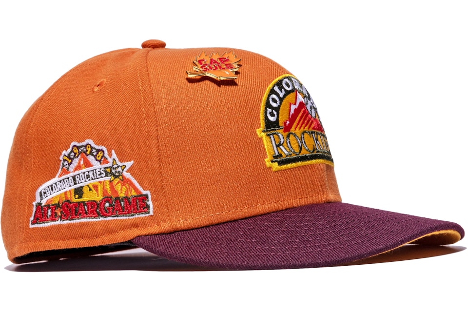 New Era Colorado Rockies Fall Collection 1998 All Star Game Capsule Hats Exclusive 59fifty Fitted Hat Orange Yellow Fw21 New Era Colorado Rockies Fall Collection 1998 All Star Game Capsule Hats Exclusive 59fifty Fitted Hat Orange Yellow Fw21