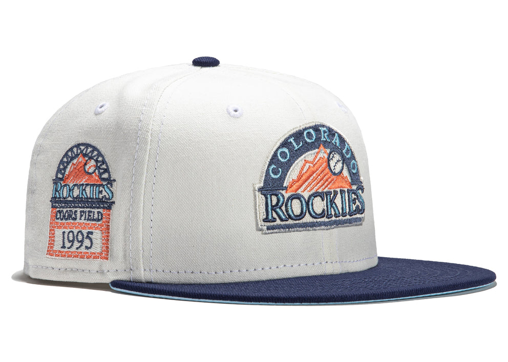 New Era Colorado Rockies Monaco 1995 Inaugural Patch Logo Hat Club