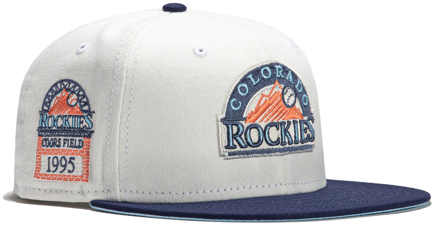 Colorado Rockies Fitted New Era 59Fifty Alternate Silver Logo Black Cap Hat
