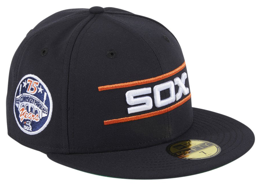 New Era Cool Fall Fashion Chicago White Sox 75th Anniversary Patch