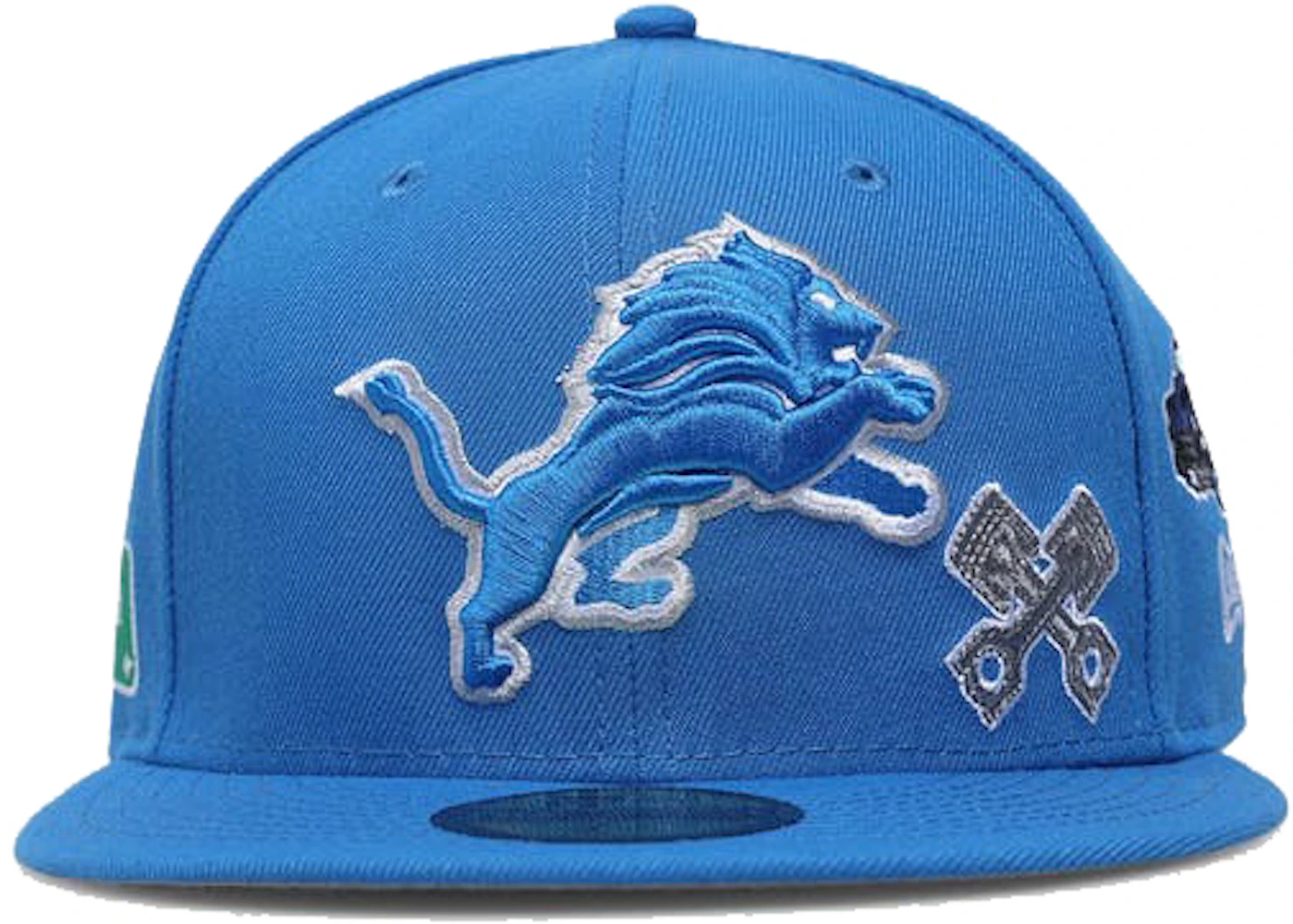 Men's New Era Blue Detroit Lions Active Ballistic 59FIFTY Fitted Hat