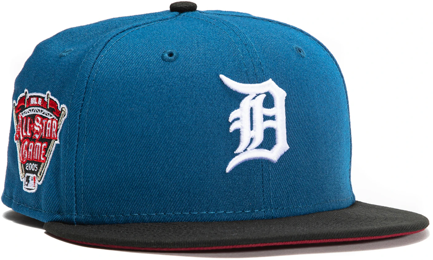 Detroit Tigers New Era 59fifty Fitted Hat Unisex Black/White Used 7-1/4