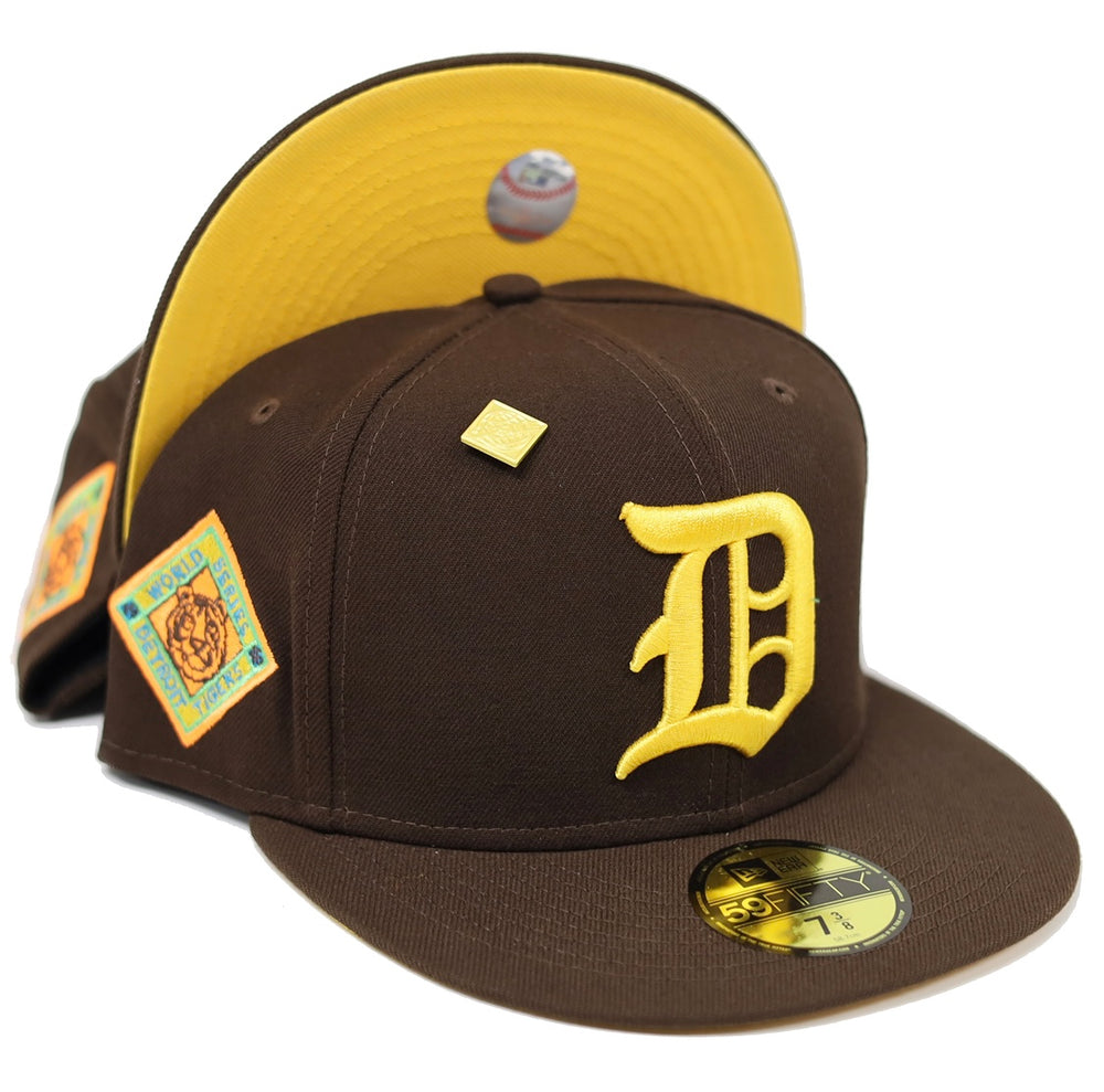 New Era Chicago Cubs Fall Collection 2016 World Series Capsule Hats Exclusive 59Fifty Fitted Hat Orange/Yellow