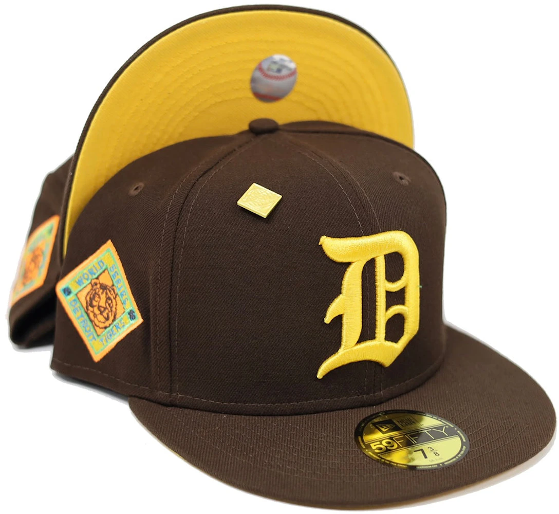 New Era Detroit Tigers Capsule Hats 1945 World Series 59Fifty Fitted Hat  Brown/Yellow - US
