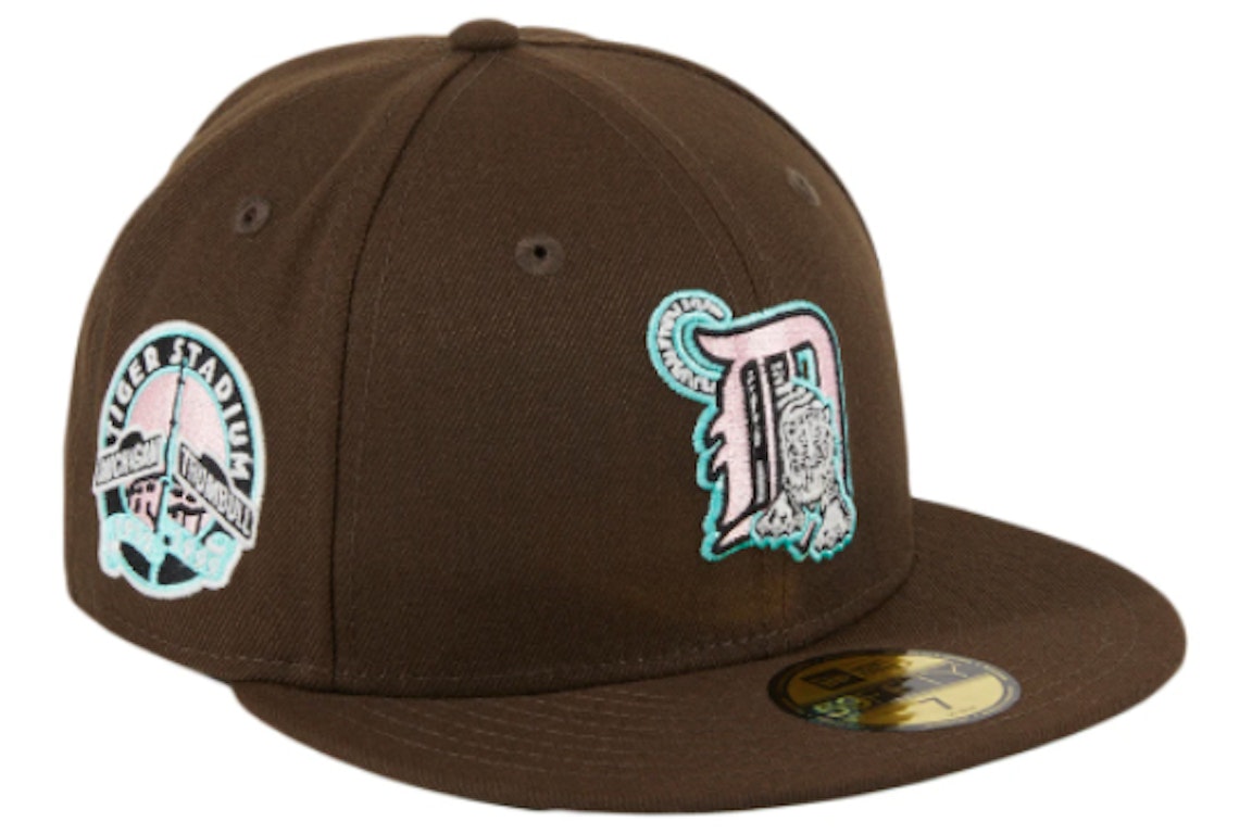 Pre-owned New Era Detroit Tigers Quiet Storm Hat Club Exclusive Stadium Patch Alternate 59fifty Fitted Hat Bro In Brown