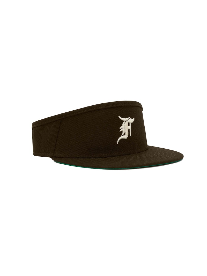New Era Fitted Visor Walnut